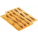 Carota 20 Silikomart stampo silicone giallo 12 preparazioni carota, linea Naturae
