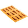 Carota 20 Silikomart stampo silicone giallo 12 preparazioni carota, linea Naturae Carota 20 Silikomart stampo silicone giallo 12 preparazioni carota, linea Naturae