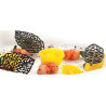 Foresta Silikomart stampo silicone giallo 24 decori foglie di due diverse forme, linea Naturae Foresta Silikomart stampo silicone giallo 24 decori foglie di due diverse forme, linea Naturae