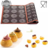 Air mat choux 583x384 mm Silikomart tappeto silicone microforato doppia faccia per bignè Air mat choux 583x384 mm Silikomart tappeto silicone microforato doppia faccia per bignè