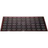 Air mat choux 583x384 mm Silikomart tappeto silicone microforato doppia faccia per bignè Air mat choux 583x384 mm Silikomart tappeto silicone microforato doppia faccia per bignè