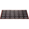 Air mat choux 583x384 mm Silikomart tappeto silicone microforato doppia faccia per bignè Air mat choux 583x384 mm Silikomart tappeto silicone microforato doppia faccia per bignè