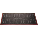 Air mat Éclair 583x384 mm Silikomart tappeto silicone microforato doppia faccia per éclairs
