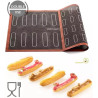 Air mat Éclair 583x384 mm Silikomart tappeto silicone microforato doppia faccia per éclairs Air mat Éclair 583x384 mm Silikomart tappeto silicone microforato doppia faccia per éclairs