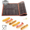 Air mat Éclair 583x384 mm Silikomart tappeto silicone microforato doppia faccia per éclairs