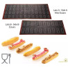Air mat Éclair 583x384 mm Silikomart tappeto silicone microforato doppia faccia per éclairs Air mat Éclair 583x384 mm Silikomart tappeto silicone microforato doppia faccia per éclairs