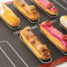 Air mat Éclair 583x384 mm Silikomart tappeto silicone microforato doppia faccia per éclairs Air mat Éclair 583x384 mm Silikomart tappeto silicone microforato doppia faccia per éclairs