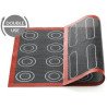 Tappeto in Silicone Air Mat Double-Sided Eclair & Choux 300 x 400 mm da silikomart