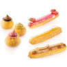 Air mat Éclair & choux 300x400 mm Silikomart tappeto silicone microforato doppia faccia per bignè ed éclairs Air mat Éclair & choux 300x400 mm Silikomart tappeto silicone microforato doppia faccia per bignè ed éclairs