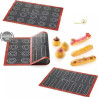 Tappeto in silicone Air Mat Double Eclair & Choux 300 x 400 mm da Silikomart Tappeto in silicone Air Mat Double Eclair & Choux 300 x 400 mm da Silikomart