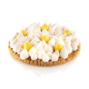 Tarte ring round ø19xh2 cm Silikomart anello tondo microforato per crostate in termoplastica Tarte ring round ø19xh2 cm Silikomart anello tondo microforato per crostate in termoplastica