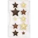 Stella Decora stampo cioccolato policarbonato 10 stelle da combinare per figure 3D