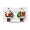 Piccolo babbo natale con sacco Decora stampo cioccolato policarbonato 69x105 mm Piccolo babbo natale con sacco Decora stampo cioccolato policarbonato 69x105 mm