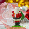 Piccolo o grande babbo natale con sacco Decora stampo cioccolato policarbonato