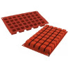 Micro cube Silikomart stampo silicone 40 micro cubi da 2,4 cm Micro cube Silikomart stampo silicone 40 micro cubi da 2,4 cm
