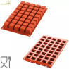 Micro cube Silikomart stampo silicone 40 micro cubi da 2,4 cm Micro cube Silikomart stampo silicone 40 micro cubi da 2,4 cm