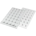 Micro round 5 Silikomart stampo silicone 35 micro cilindri da 24 x h 12 mm