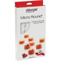 Micro round 5 Silikomart stampo silicone 35 micro cilindri da 24 x h 12 mm