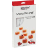 Micro round 5 Silikomart stampo silicone 35 micro cilindri da 24 x h 12 mm Micro round 5 Silikomart stampo silicone 35 micro cilindri da 24 x h 12 mm