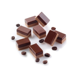 Micro Rectangle 5 Silikomart (26×16×H13mm) – Stampo in Silicone per 56 Micro Rettangoli (5ml)