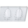 Stampo Abete di Natale di Cioccolato da 100 g 14 x 8,6 cm 2 cavità in policarbonato Stampo Abete di Natale di Cioccolato da 100 g 14 x 8,6 cm 2 cavità in policarbonato