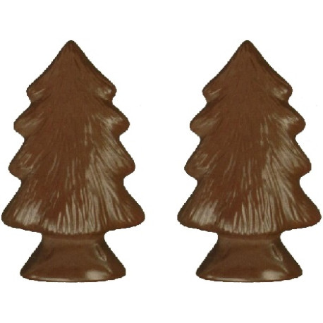 Stampo Abete di Natale di Cioccolato da 100 g 14 x 8,6 cm 2 cavità in policarbonato Stampo Abete di Natale di Cioccolato da 100 g 14 x 8,6 cm 2 cavità in policarbonato