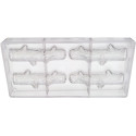 Tronchetto stampo cioccolato policarbonato 4 tronchetti Ø24 x 120 mm peso 50 g