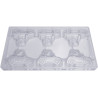 Auto babbo natale con doni stampo policarbonato cioccolato 6 tavolette 10x7,6 cm 70 g Auto babbo natale con doni stampo policarbonato cioccolato 6 tavolette 10x7,6 cm 70 g