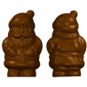 Babbo Natale kit 2 stampi cioccolato policarbonato fronte e retro per babbo natale alto 22 cm peso 250 g Babbo Natale kit 2 stampi cioccolato policarbonato fronte e retro per babbo natale alto 22 cm peso 250 g