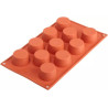 Stampo in silicone mini muffin o muffin piccolo, 11 cavita da 5,1 cm