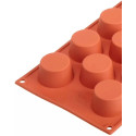 Stampo in silicone mini muffin o muffin piccolo, 11 cavita da 5,1 cm