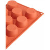 Stampo in silicone mini muffin o muffin piccolo, 11 cavita da 5,1 cm