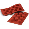 Stampo in silicone mini muffin o muffin piccolo, 11 cavita da 5,1 cm