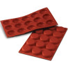 Stampo in silicone Mini Flan per 15 tortine dal diametro di 5 cm di Silikomart Stampo in silicone Mini Flan per 15 tortine dal diametro di 5 cm di Silikomart