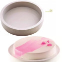 Stampo Perla 24 per torta a disco da 24 cm in silicone da Silikomart