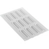 Cylindre 30 Silikomart: 1 cutter, 12 vassoi e stampo in silicone 12 cilindri 78x21 h 21 mm Cylindre 30 Silikomart: 1 cutter, 12 vassoi e stampo in silicone 12 cilindri 78x21 h 21 mm