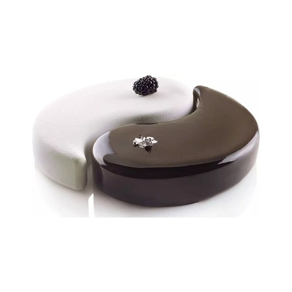 Yin Yang 2500 Silikomart set 2 stampi silicone 230x195 h50 mm