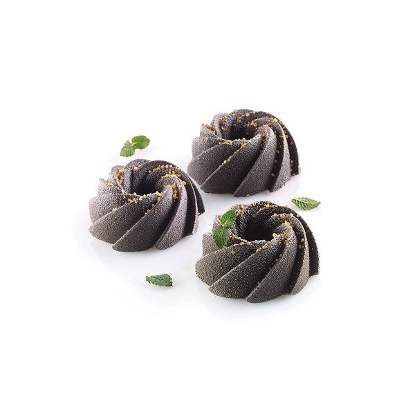 Mini Swirl Silikomart stampo silicone 15 mini turbinio diametro 47 mm