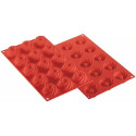 Stampo in silicone mini swirl o piccolo turbinio, 15 cavita da 4,7 cm
