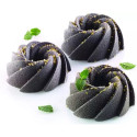 Stampo in silicone mini swirl o piccolo turbinio, 15 cavita da 4,7 cm
