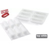Kit Eclair 140 ml Stampo in silicone 129 x 40 e h 35 mm + cutter di Silikomart Kit Eclair 140 ml Stampo in silicone 129 x 40 e h 35 mm + cutter di Silikomart