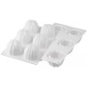 Stampo Bloom 120 ml in silicone bianco da Silikomart Stampo Bloom 120 ml in silicone bianco da Silikomart