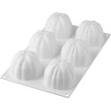 Bloom 120 Silikomart stampo in silicone bianco per 6 splendidi fiori di ø 68 h 52 mm