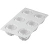 Bloom 120 Silikomart stampo in silicone bianco per 6 splendidi fiori di ø 68 h 52 mm Bloom 120 Silikomart stampo in silicone bianco per 6 splendidi fiori di ø 68 h 52 mm