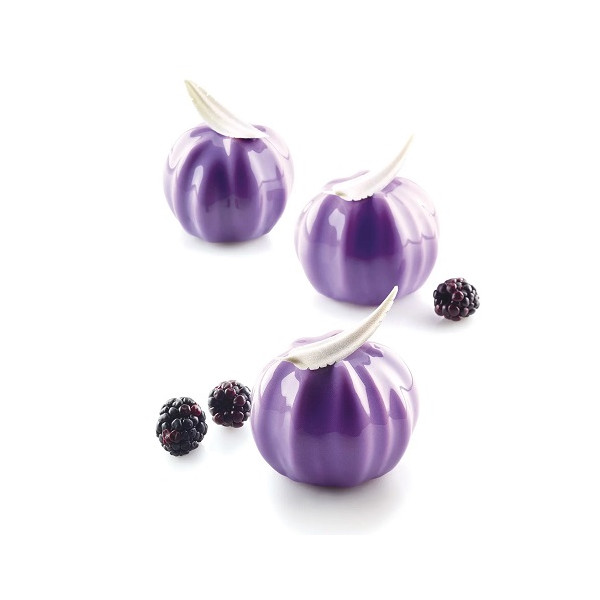 Bloom 120 Silikomart stampo in silicone bianco per 6 splendidi fiori di ø 68 h 52 mm
