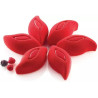 Stampo Ruben 140 Silikomart: stampo in silicone per 6 petali da 114x57 h45mm con cutter