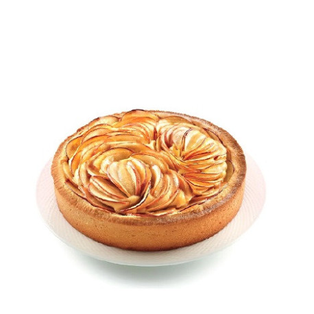 Round pan SFT118 Silikomart: stampo in silicone con anello di sicurezza per tortiera tonda ø18xh4 cm