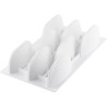 Vela 100 Silikomart stampo silicone 8 forme ellittiche 115 x 35 e h 57 mm + cutter Vela 100 Silikomart stampo silicone 8 forme ellittiche 115 x 35 e h 57 mm + cutter