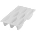 Vela 100 ml stampo in silicone 8 forme ellittiche 115 x 35 e h 57 mm + cutter da Silikomart
