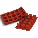 Stampo silicone 15 midi Cannele Bordelais ø45 mm ed h 45 mm da Silikomart